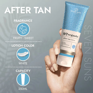 Seven Suns 97 Organic After Tan Lotion - The Tanning Company