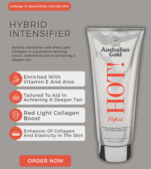 Australian Gold HOT! Hybrid Intensifier With Red Light Collagen - The Tanning Company