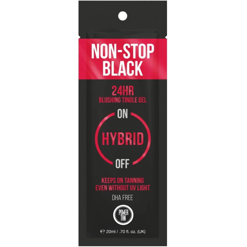 Power Tan Non - Stop Black Hybrid Tingle Gelee - The Tanning Company