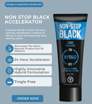Power Tan Non Stop Black Accelerator - The Tanning Company