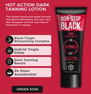 Power Tan Non - Stop Black Hybrid Tingle Gelee - The Tanning Company