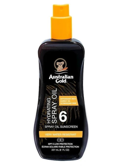 Australian Gold SPF 6 Spray Oil - The Tanning Company