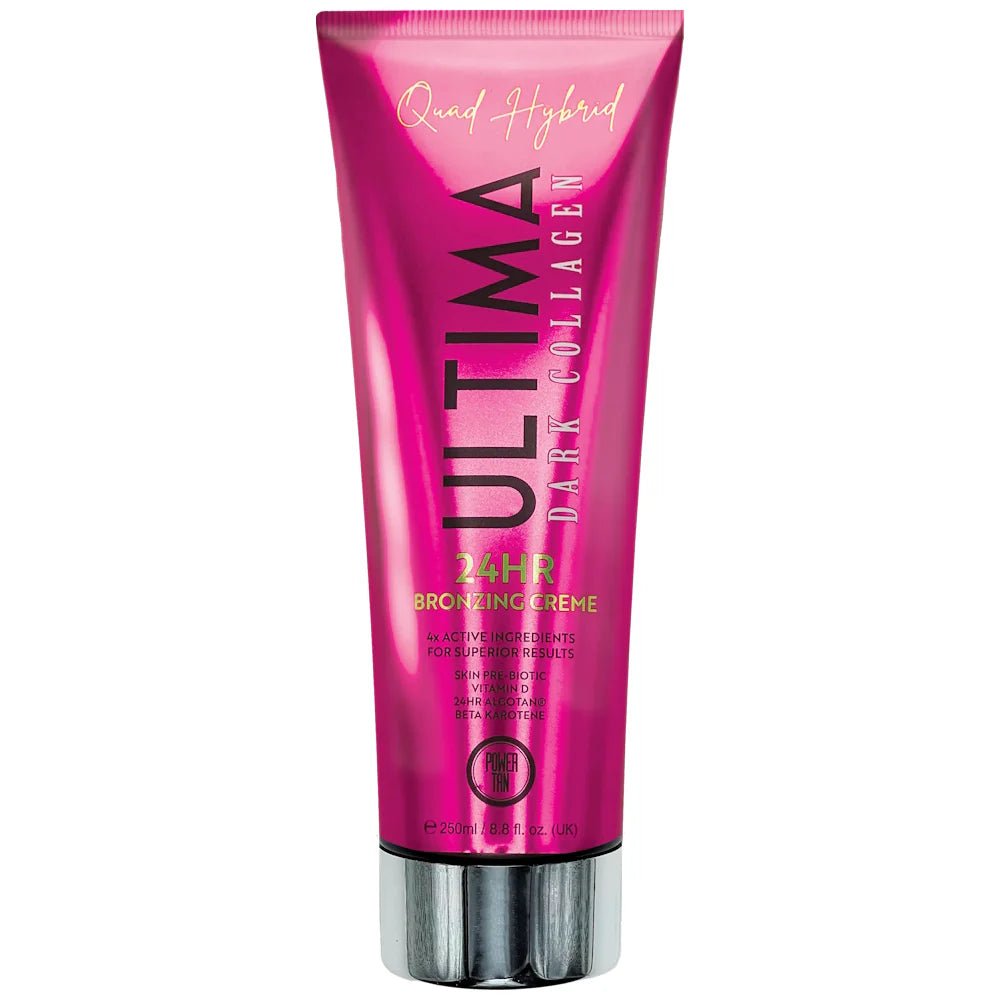 Power Tan Ultima Quad Hybrid Dark Collagen 24HR Bronzer - The Tanning Company