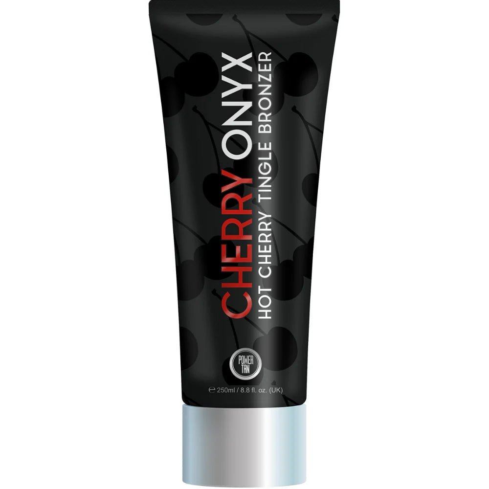 Power Tan Cherry Onyx Hot Cherry Tingle Bronzer Tanning Accelerator 250ml - The Tanning Company